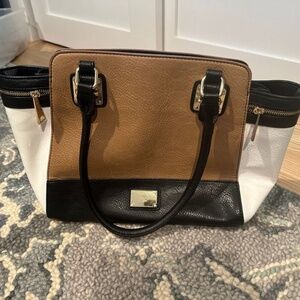 INC color block shoulder bag